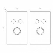 Заглушка для трека ST-Luce Skyflat ST068.409.13 цвет арматуры Черный-1