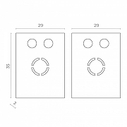 Заглушка для трека ST-Luce Skyflat ST069.409.12 цвет арматуры Черный-1