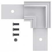 Соединитель угловой L-образный для треков накладных ST-Luce SKYLINE 48 ST1007.519.00 цвет арматуры Белый-1