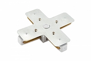 Соединитель X-образный для треков Denkirs DK Track White TR1104-WH цвет белый-1
