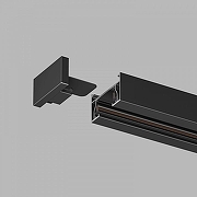 Заглушка для трека Denkirs DK Track Black TR1107-BK цвет черный-1