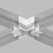 Соединитель X-образный для треков Denkirs SMART HIDE TR2114-WH цвет арматуры Белый-1