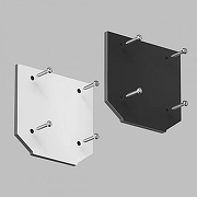 Заглушка для профиля Denkirs SMART PROFI TR3047-AL цвет черный-1