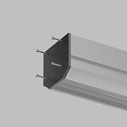 Заглушка для профиля Denkirs SMART PROFI TR3047-AL цвет черный-2