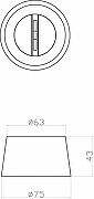 Основание для трека-ремня Denkirs BELTY BASE TR5515-BK цвет арматуры Черный-5