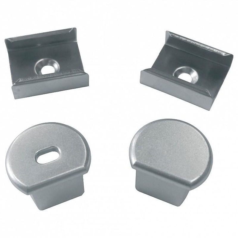 Набор заглушек и скоб для профиля Uniel UFE-N07 SILVER A POLYBAG UL-00000627 