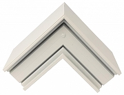 Соединитель угловой L-образный для треков накладных Uniel UBX-MS21 UL-00008730 цвет Белый-2