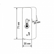 Датчик температуры и влажности Uniel USN-A500 UL-00011703 цвет Белый-9