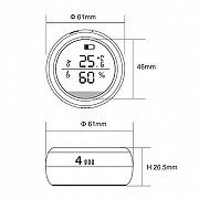 Датчик температуры и влажности Uniel USN-A502 UL-00011704 цвет Белый-10