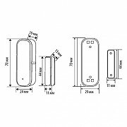 Датчик открытия дверей и окон Uniel USN-A510 UL-00011705 цвет Белый-8