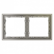 Рамка на 2 поста Voltum S70 VLS100204 цвет Бежевый-2