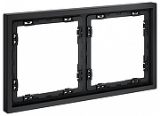 Рамка на 2 поста Voltum S70 VLS100207 цвет Графит