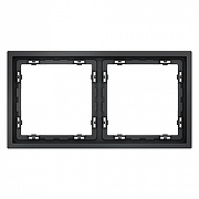 Рамка на 2 поста Voltum S70 VLS100207 цвет Графит-2