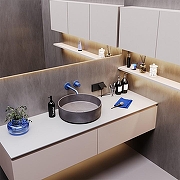 Рамка на 2 поста Voltum S70 VLS100208 цвет Черный-3