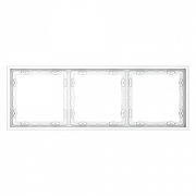 Рамка на 3 поста Voltum S70 VLS100302 цвет Белый-1