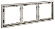 Рамка на 3 поста Voltum S70 VLS100303 цвет Серый