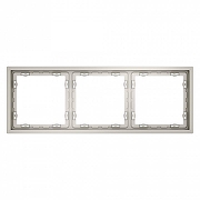 Рамка на 3 поста Voltum S70 VLS100303 цвет Серый-1