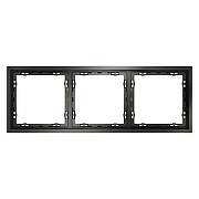 Рамка на 3 поста Voltum S70 VLS100306 цвет Серебро-2