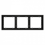 Рамка на 3 поста Voltum S70 VLS100308 цвет Черный-2