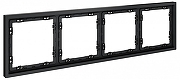 Рамка на 4 поста Voltum S70 VLS100407 цвет Графит