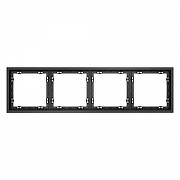 Рамка на 4 поста Voltum S70 VLS100407 цвет Графит-1