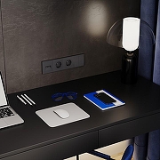 Рамка на 4 поста Voltum S70 VLS100407 цвет Графит-3