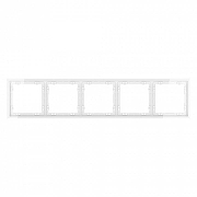 Рамка на 5 постов Voltum S70 VLS100501 цвет Белый-2