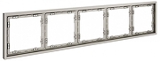 Рамка на 5 постов Voltum S70 VLS100503 цвет Серый