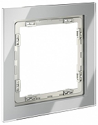 Рамка на 1 пост Voltum S70 VLS110105 цвет Сталь