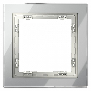 Рамка на 1 пост Voltum S70 VLS110105 цвет Сталь-2