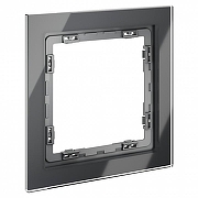 Рамка на 1 пост Voltum S70 VLS110107 цвет Графит