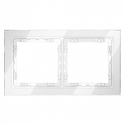 Рамка на 2 поста Voltum S70 VLS110201 цвет Белый-2