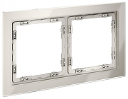 Рамка на 2 поста Voltum S70 VLS110203 цвет Серый
