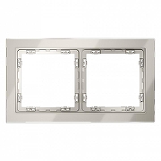 Рамка на 2 поста Voltum S70 VLS110203 цвет Серый-1