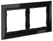 Рамка на 2 поста Voltum S70 VLS110208 цвет Черный