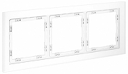 Рамка на 3 поста Voltum S70 VLS110302 цвет Белый