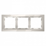 Рамка на 3 поста Voltum S70 VLS110303 цвет Серый-1