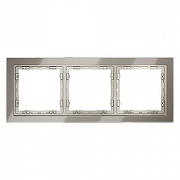 Рамка на 3 поста Voltum S70 VLS110304 цвет Бежевый-2