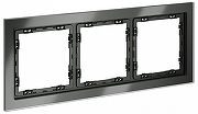Рамка на 3 поста Voltum S70 VLS110306 цвет Серебро