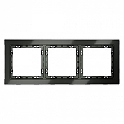 Рамка на 3 поста Voltum S70 VLS110306 цвет Серебро-1