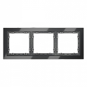 Рамка на 3 поста Voltum S70 VLS110307 цвет Графит-2