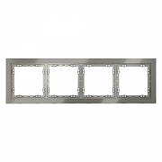 Рамка на 4 поста Voltum S70 VLS110404 цвет Бежевый-2