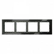 Рамка на 4 поста Voltum S70 VLS110406 цвет Серебро-2