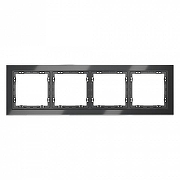 Рамка на 4 поста Voltum S70 VLS110407 цвет Графит-2