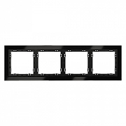 Рамка на 4 поста Voltum S70 VLS110408 цвет Черный-2