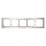 Рамка на 5 постов Voltum S70 VLS110503 цвет Серый-1