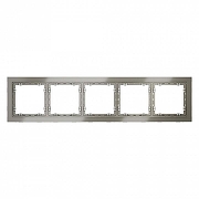 Рамка на 5 постов Voltum S70 VLS110504 цвет Бежевый-2