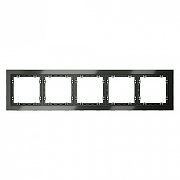 Рамка на 5 постов Voltum S70 VLS110506 цвет Серебро-1