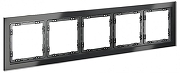 Рамка на 5 постов Voltum S70 VLS110507 цвет Графит