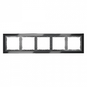 Рамка на 5 постов Voltum S70 VLS110507 цвет Графит-2